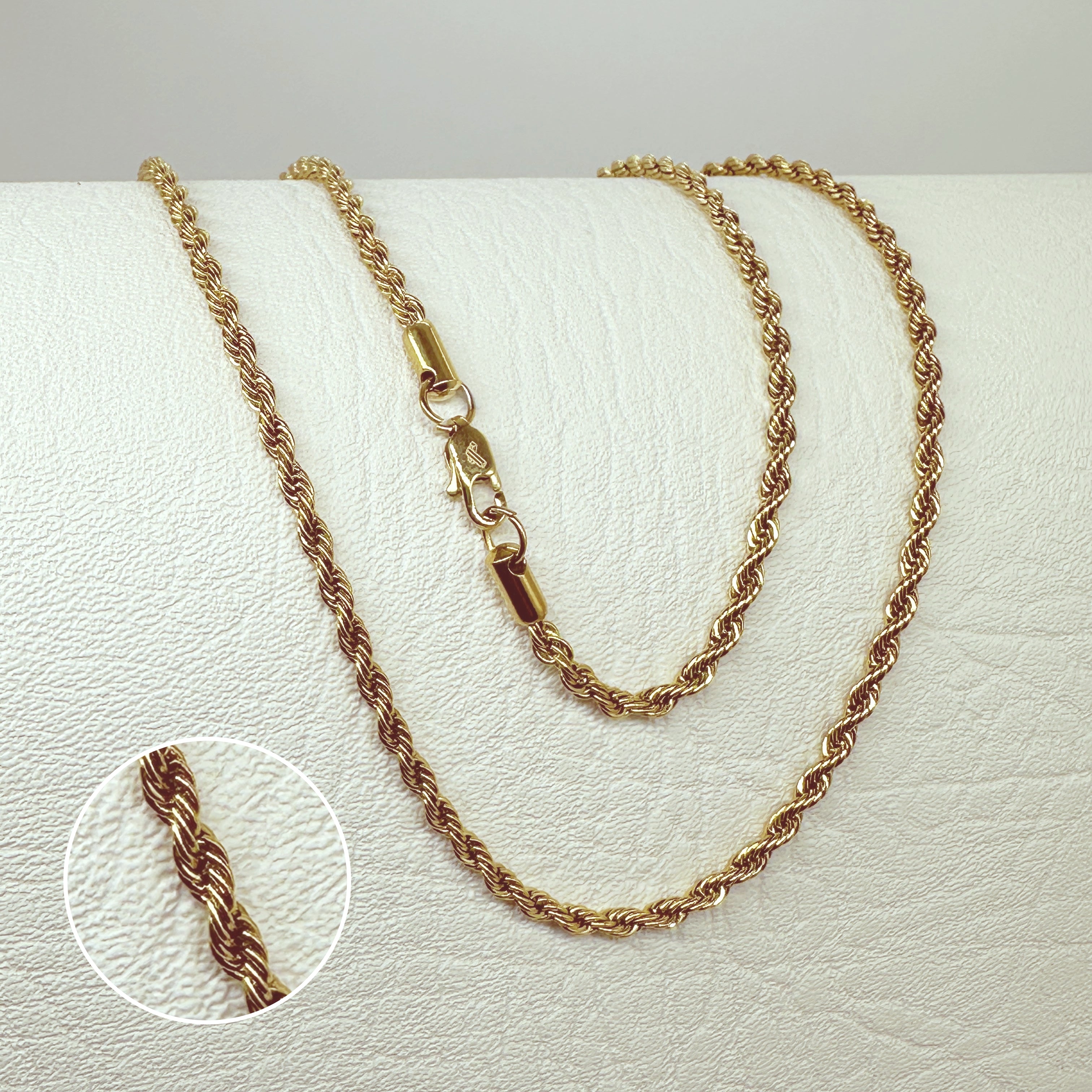 Dúo Lazo 3mm Mujer - Cadena y Pulsera