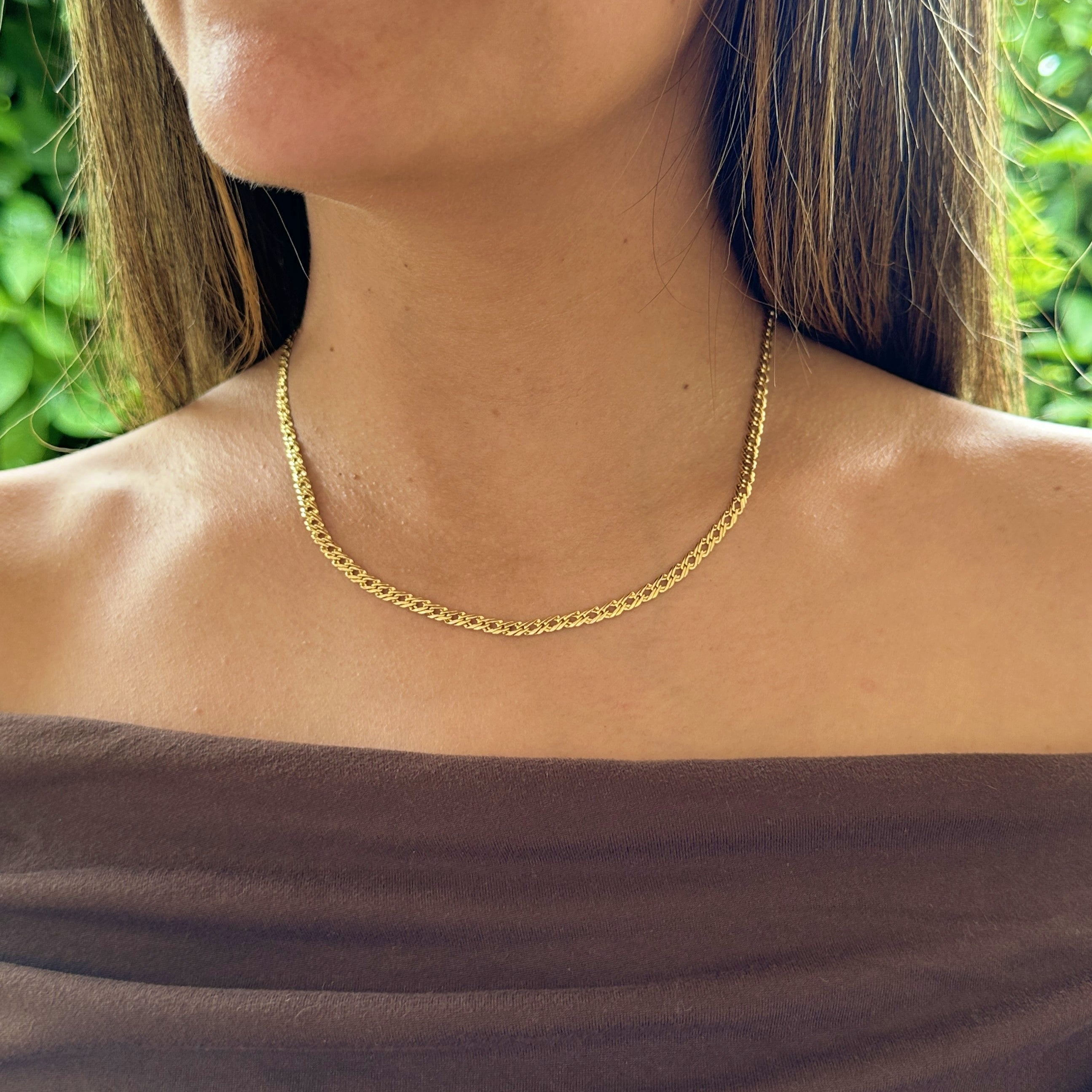 Dúo Entrelazada Mujer - Cadena y Pulsera