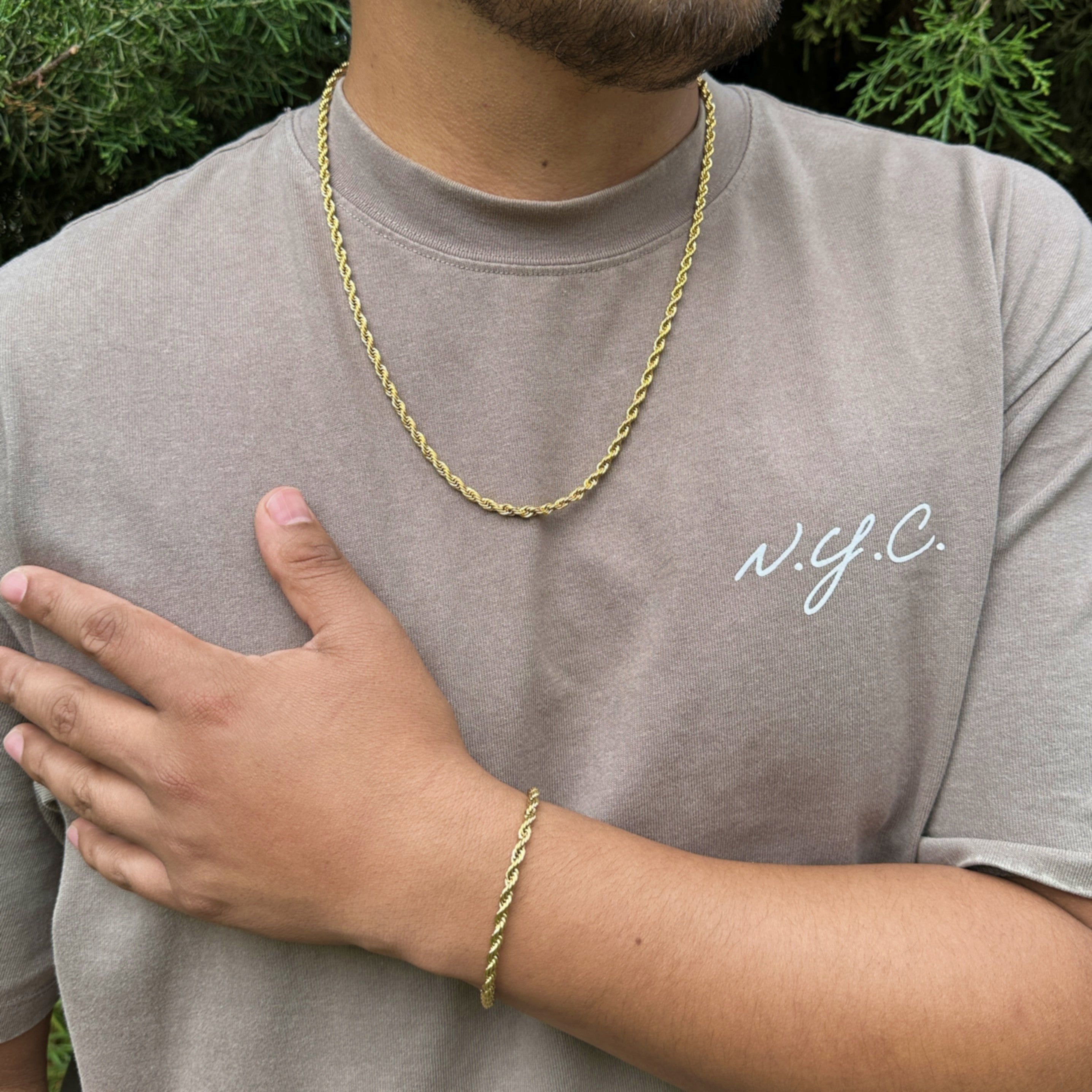 Dúo Lazo Hombre - Cadena y Pulsera