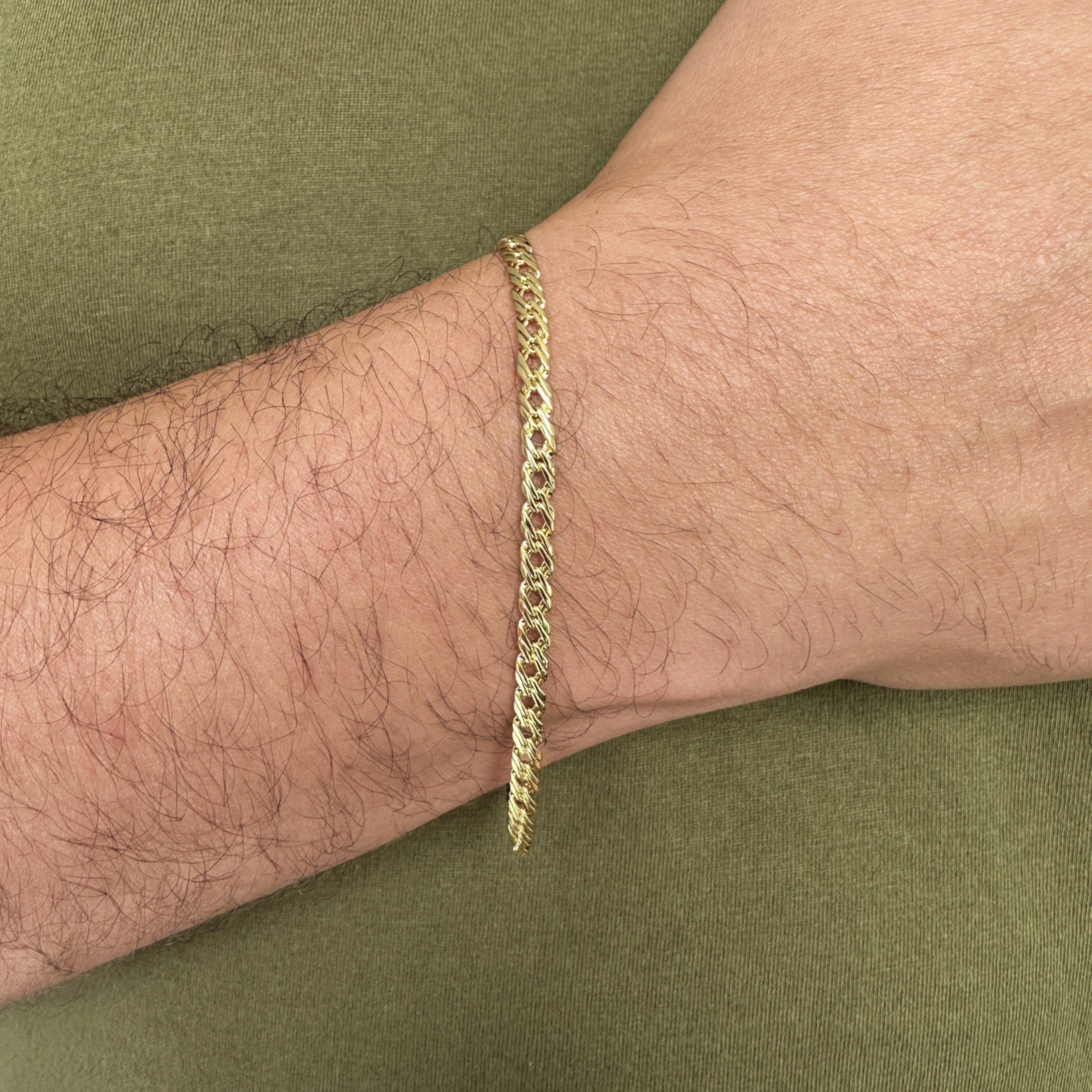 Dúo Entrelazada Hombre - Cadena y Pulsera