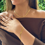 Dúo Egipcia Mujer - Cadena y Pulsera