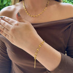 Dúo Grano Mujer - Cadena y Pulsera