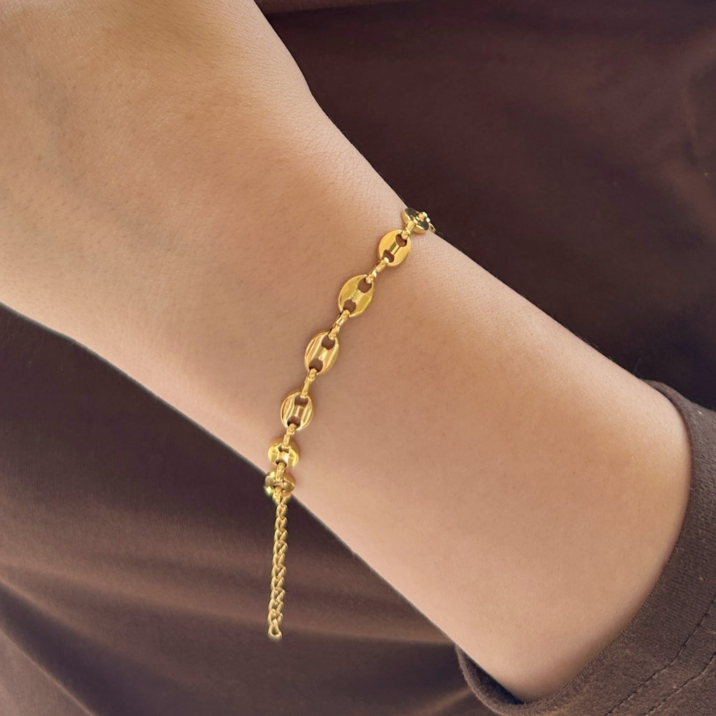 Dúo Grano Mujer - Cadena y Pulsera