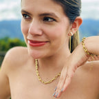 Dúo Ancla Mujer - Cadena y Pulsera